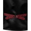 JEMITOP Men’s Vintage Gothic Steampunk Victorian Suit Vest Jacquard Slim Fit Sleeveless Waistcoat(Burgundy)