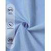JEMITOP Men’s Classic Lightweight Oxford Button Down Collar Shirts Business Casual Long Sleeve Dress Shirt with Pocket(Blue)