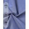 JEMITOP Men’s Classic Lightweight Oxford Button Down Collar Shirts Business Casual Long Sleeve Dress Shirt with Pocket(Demin Blue)