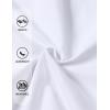 JEMITOP Men’s Classic Lightweight Oxford Button Down Collar Shirts Business Casual Long Sleeve Dress Shirt with Pocket(White)