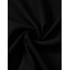 JEMITOP Mens Cuban Guayabera Shirt Casual Button Down Short Sleeve Shirts for Summer Cruise Beach Vacation(Black)