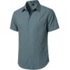 JEMITOP Mens Cuban Guayabera Shirt Casual Button Down Short Sleeve Shirts for Summer Cruise Beach Vacation(Denim Blue)