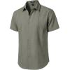 JEMITOP Mens Cuban Guayabera Shirt Casual Button Down Short Sleeve Shirts for Summer Cruise Beach Vacation(Olive Green)