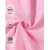 JEMITOP Men’s Classic Lightweight Oxford Button Down Collar Shirts Business Casual Long Sleeve Dress Shirt with Pocket(Pink)