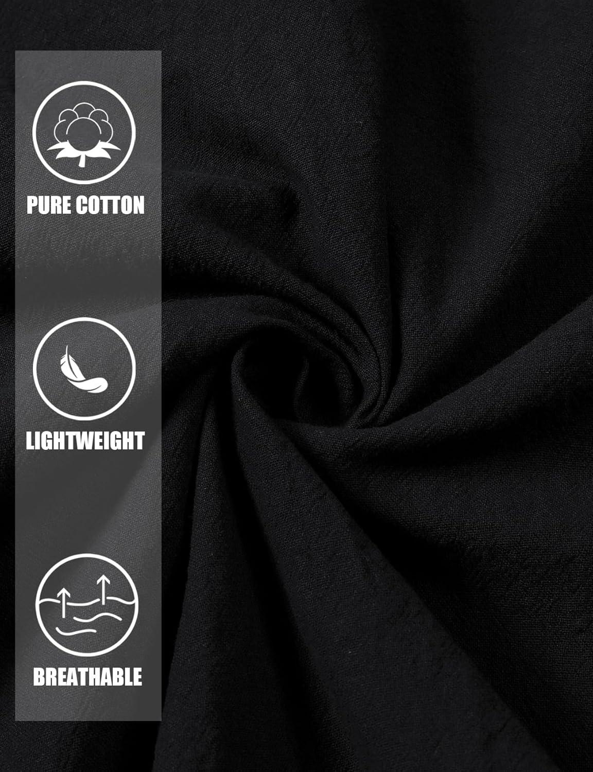 imageJEMITOP Mens Renaissance Pure Cotton Lace Up Tunic Costume Sleeveless Shirt Pirate Medieval Viking Vest Without BeltBlack