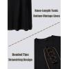 JEMITOP Men’s Renaissance Pure Cotton Lace Up Tunic Costume Sleeveless Shirt Pirate Medieval Viking Vest Without Belt(Black)