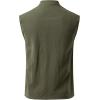 JEMITOP Men’s Pure Cotton Renaissance Sleeveless Shirt Halloween Pirate Medieval Viking Lace Up Mandarin Collar Costume(Army Green)