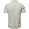 JEMITOP Men’s Casual Stretch Regular Fit Shirt Button Down Short Sleeve Work Shirts with Two Pockets(Beige)