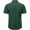 JEMITOP Men’s Casual Stretch Regular Fit Shirt Button Down Short Sleeve Work Shirts with Two Pockets(Green)
