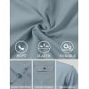 JEMITOP Men’s Casual Stretch Regular Fit Shirt Button Down Short Sleeve Work Shirts with Two Pockets(Light Blue)
