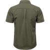 JEMITOP Men’s Casual Stretch Regular Fit Shirt Button Down Short Sleeve Work Shirts with Two Pockets(Olive Green)