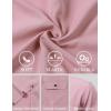 JEMITOP Men’s Casual Stretch Regular Fit Shirt Button Down Short Sleeve Work Shirts with Two Pockets(Pink)