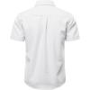 JEMITOP Men’s Casual Stretch Regular Fit Shirt Button Down Short Sleeve Work Shirts with Two Pockets(White)