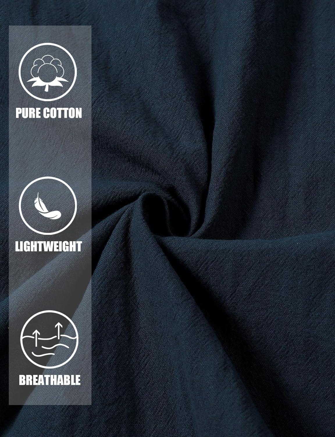 imageJEMITOP Mens Renaissance Pure Cotton Lace Up Shirt VNeck Long Sleeve Retro Costume for Medieval Pirate Viking Without BeltNavy Blue