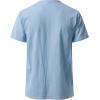 JEMITOP Mens Retro Lace Up Pure Cotton Linen-Like Versatile Breathable Lightweight Shirts for Beach Summer Hippie Boho(Light Blue)