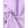 JEMITOP Men’s Classic Lightweight Oxford Button Down Collar Shirts Business Casual Long Sleeve Dress Shirt with Pocket(Lavender Purple)