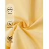 JEMITOP Men’s Classic Lightweight Oxford Button Down Collar Shirts Business Casual Long Sleeve Dress Shirt with Pocket(Lemon Yellow)