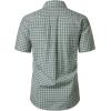JEMITOP Mens Lightweight Slim Fit Short Sleeve Button Down Shirt Business Casual Plaid Dress Shirts with Pocket(Sage Green Gingham)