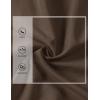 JEMITOP Mens Stretch Vintage Slim Fit Button Down Shirts Business Casual Long Sleeve Dress Shirt(Brown)