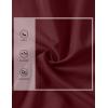 JEMITOP Mens Stretch Vintage Slim Fit Button Down Shirts Business Casual Long Sleeve Dress Shirt(Burgundy)