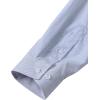JEMITOP Men’s Stretch Regular Fit Long Sleeve Dress Shirts Lightweight Business Casual Button Down Shirts with Pocket(White Blue Polka Dots)