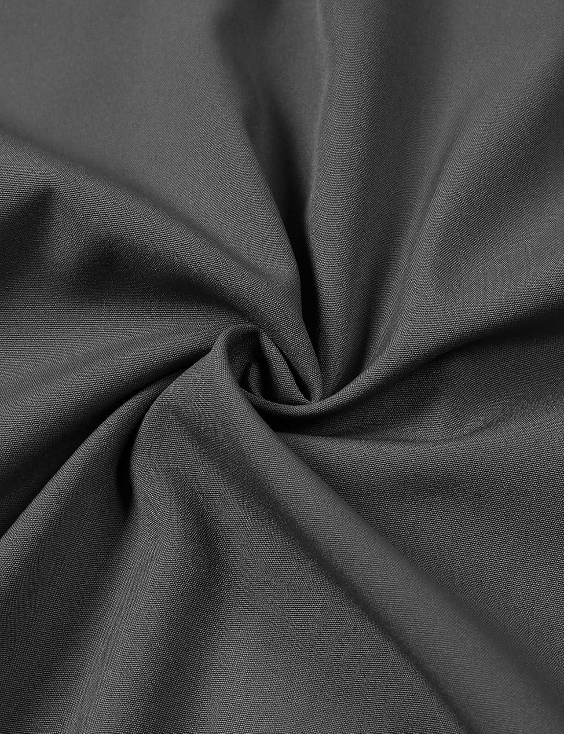 imageJEMITOP Mens Stretch Regular Fit Long Sleeve Dress Shirts Business Casual Button Down Shirts with PocketDark Grey