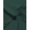JEMITOP Men’s Stretch Regular Fit Long Sleeve Dress Shirts Business Casual Button Down Shirts with Pocket(Dark Green)