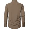 JEMITOP Men’s Stretch Regular Fit Long Sleeve Dress Shirts Business Casual Button Down Shirts with Pocket(Dark Khaki)