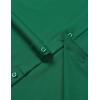 JEMITOP Men’s Stretch Regular Fit Long Sleeve Dress Shirts Business Casual Button Down Shirts with Pocket(Green)