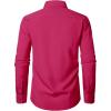 JEMITOP Men’s Stretch Regular Fit Long Sleeve Dress Shirts Business Casual Button Down Shirts with Pocket(Hot Pink)