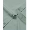 JEMITOP Men’s Stretch Regular Fit Long Sleeve Dress Shirts Business Casual Button Down Shirts with Pocket(Light Green)