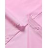 JEMITOP Men’s Stretch Regular Fit Long Sleeve Dress Shirts Business Casual Button Down Shirts with Pocket(Pink)