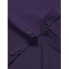 JEMITOP Men’s Stretch Regular Fit Long Sleeve Dress Shirts Business Casual Button Down Shirts with Pocket(Purple)