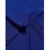JEMITOP Men’s Stretch Regular Fit Long Sleeve Dress Shirts Business Casual Button Down Shirts with Pocket(Royal Blue)