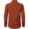 JEMITOP Men’s Stretch Regular Fit Long Sleeve Dress Shirts Business Casual Button Down Shirts with Pocket(Rust Red)