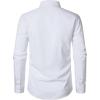 JEMITOP Men’s Stretch Regular Fit Long Sleeve Dress Shirts Business Casual Button Down Shirts with Pocket(White)