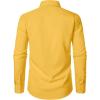 JEMITOP Men’s Stretch Regular Fit Long Sleeve Dress Shirts Business Casual Button Down Shirts with Pocket(Yellow)