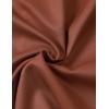 JEMITOP Men’s Stretch Multi-Use Long Sleeve Dress Shirts Party Prom Wedding Shirts with Slight Sheen(Burnt Orange)