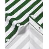 JEMITOP Men’s Stretch Wrinkle Free Short Sleeve Texture Shirt Lightweight Summer Button Down Shirts for Beach Vacation(White Green Striped)