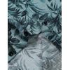 JEMITOP Men’s Stylish Casual Printed Short Sleeve Button Down Shirts Summer Vacation Beach Tropical Hawaiian Shirt(Blue Black Floral)