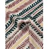 JEMITOP Men’s Stylish Casual Printed Short Sleeve Button Down Shirts Summer Vacation Beach Tropical Hawaiian Shirt(Green Red Striped)