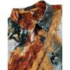 JEMITOP Men’s Stylish Casual Printed Short Sleeve Button Down Shirts Summer Vacation Beach Tropical Hawaiian Shirt(Multicolor Pattern)