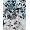 JEMITOP Men’s Stylish Casual Printed Short Sleeve Button Down Shirts Summer Vacation Beach Tropical Hawaiian Shirt(White Blue Floral)