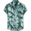 Green White Floral