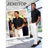 JEMITOP Men’s Classic Lightweight Oxford Button Down Shirts Business Casual Slim Fit Short Sleeve Dress Shirt with Pocket(Black)