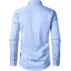 JEMITOP Men’s Stretch Wrinkle-Free Soft Slim Fit Dress Shirts Long Sleeve Formal Wedding Business Casual Button Down Shirt(Light Blue)