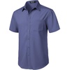 JEMITOP Men’s Stretch Wrinkle Free Short Sleeve Texture Shirt Lightweight Summer Button Down Shirts for Beach Vacation(Dusty Blue)