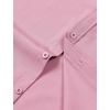 JEMITOP Men’s Stretch Wrinkle Free Short Sleeve Texture Shirt Lightweight Summer Button Down Shirts for Beach Vacation(Dusty Pink)