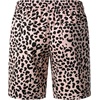 JEMITOP Men’s 2 Piece Set Casual Cotton Stretchy Outfit | Print, Beach, Vacation, Short Sleeve, Button Up, Shirt, Shorts, Summer(Pink Leopard)