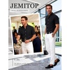 JEMITOP Mens Lightweight Oxford Short Sleeve Shirts | Button Down, Classic, Dress Shirt, Business Casual, Slim Fit, Pocket, Button Down Collar(Black)